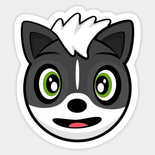 Happy Skunk Melville Sticker